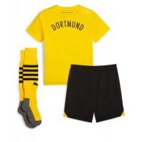 Dětský Fotbalový dres Borussia Dortmund 2023-24 Domácí Krátký Rukáv (+ trenýrky)